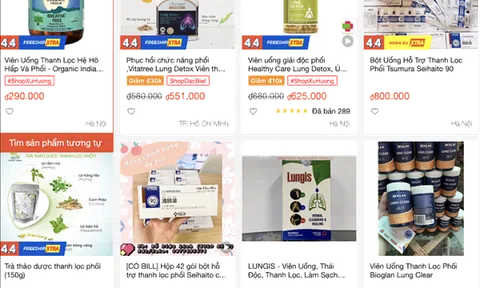 Thực hư hiệu quả của sản phẩm 'thanh lọc phổi'