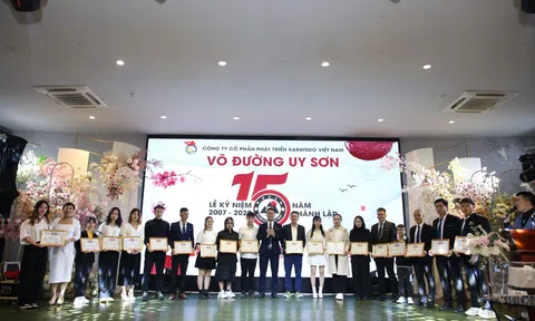 Lễ kỷ niệm 15 năm ngày thành lập võ đường Uy Sơn