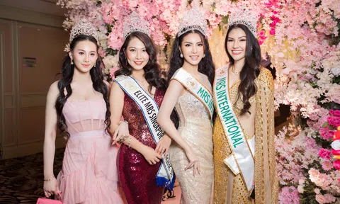 Hoa hậu Loan Vương đẹp “lấn át” dàn người đẹp quốc tế