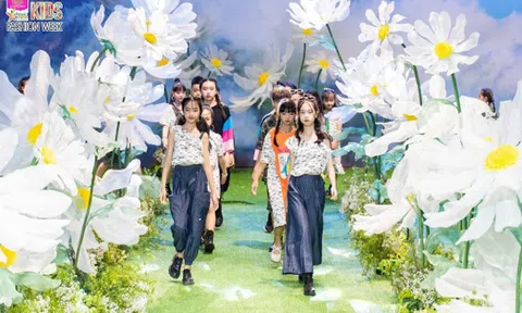 Dàn mẫu nhí tự tin tỏa sáng tại Vietnam Kids Fashion Week 2023 với BST đến từ thương hiệu Hachio