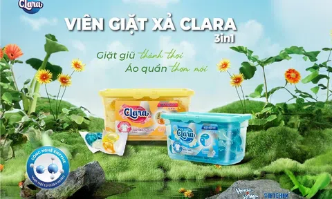 Viên giặt xả Clara 3in1 – Sự lựa chọn thông minh của gia đình Việt