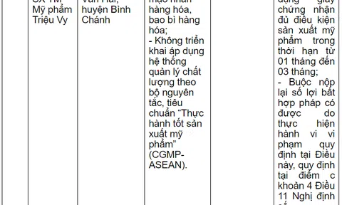 Buôn báng hàng giả, công ty Mỹ phẩm Triệu Vy phải nộp phạt 78 triệu đồng