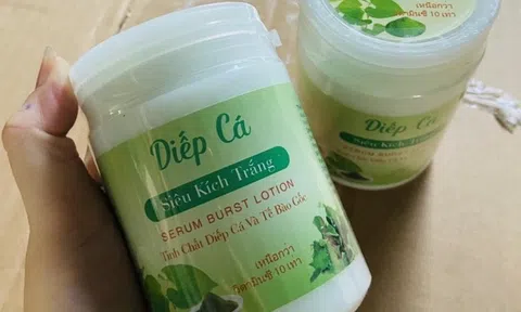 Thu hồi, tiêu hủy trên toàn quốc sản phẩm Serum Burst Lotion Diếp cá siêu kích trắng