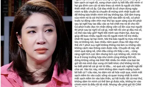 Sao Việt 24h: Pha Lê sốc khi người em thân thiết làm cô tán gia bại sản đã tự kết liễu, nữ ca sĩ đứng không vững