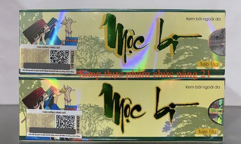 Đình chỉ lưu hành, thu hồi trên toàn quốc lô sản phẩm kem bôi ngoài da kém chất lượng Mộc Bì