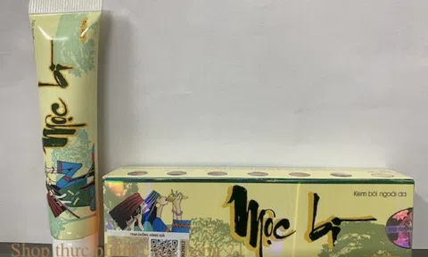 Sở Y tế Hà Nội: Đình chỉ lưu hành, thu hồi kem bôi ngoài da Mộc bì kém chất lượng