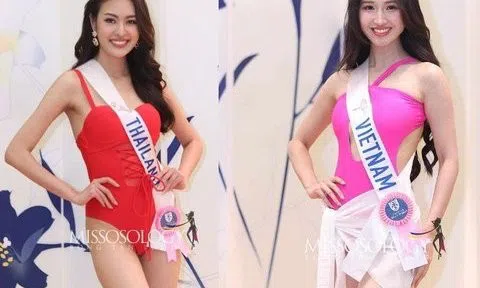 Phương Nhi ngọt ngào trong phần thi áo tắm, được dự đoán sẽ là hoa hậu