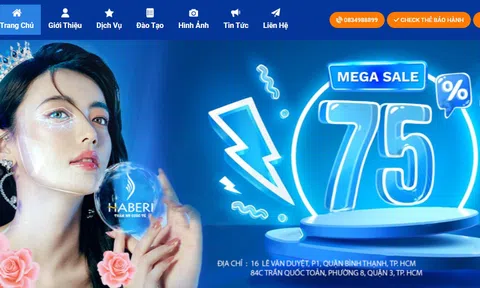 TP. HCM: Hoạt động "chui", thẩm mỹ Haberi bị đình chỉ