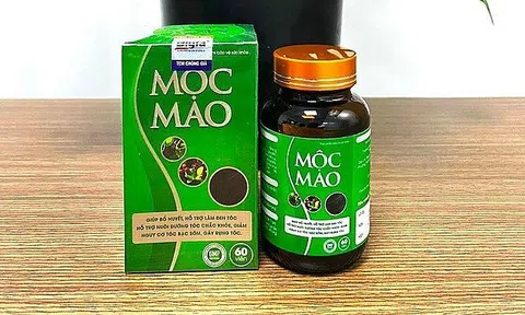 Thực phẩm bảo vệ sức khỏe Mộc Mao vi phạm luật Quảng cáo