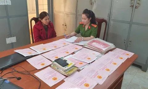 Bắt đối tượng cho 40 người vay 6,3 tỷ đồng với lãi suất 109,5%/năm