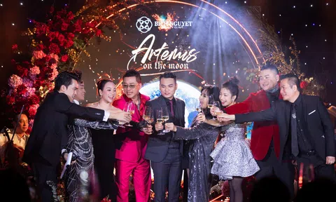 Doanh nhân Bích Nguyệt đầu tư khủng mở tiệc đẳng cấp hoàng gia Artemis on the Moon