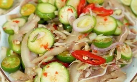 Bật mí cách làm gỏi cóc tai heo chua cay giòn ngon