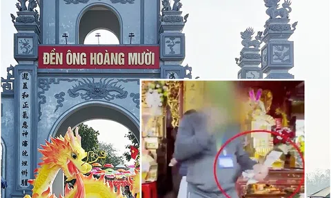 Vụ nghi "biển thủ" tiền công đức tại đền ông Hoàng Mười: Hai nhân viên bị tạm đình chỉ