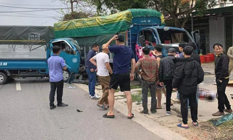 Bắc Giang: Tai nạn liên hoàn, hai người chấn thương nặng