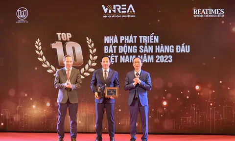 GELEXIMCO giành “cú đúp” giải thưởng Thương hiệu Bất động sản dẫn đầu năm 2023
