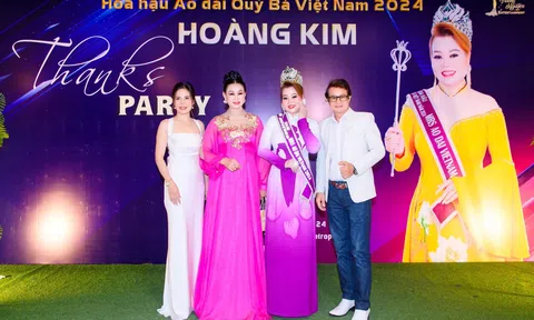 Hoa hậu áo dài quý bà Việt Nam 2024 nói về vai trò của chiếc áo dài trong đời sống đương đại