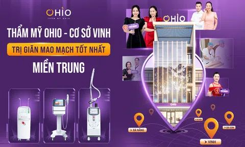 Thẩm mỹ OHIO Vinh - Địa chỉ trị Giãn Mao mạch tốt nhất khu vực miền Trung