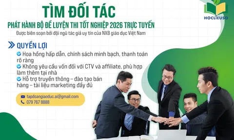 Học liệu số tìm đối tác phát hành bộ đề luyện thi tốt nghiệp THPT 2026 trực tuyến