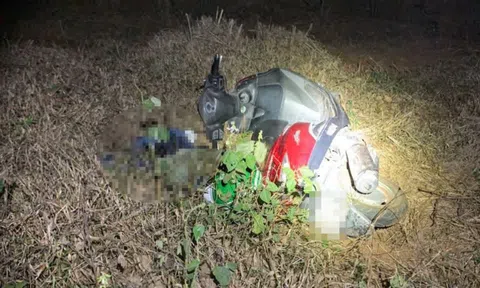 Công an Đồng Nai phong tỏa hiện trường vụ thi thể người đàn ông phân hủy bên đường