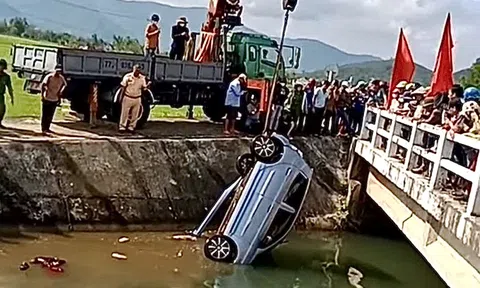 Phát hiện 2 thi thể nam nữ cùng xe Kia Morning dưới mương: Hé lộ thông tin ban đầu