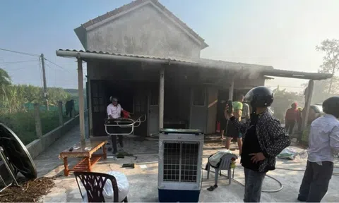 Thương tâm: Cháy nhà ở Huế, người đàn ông nằm liệt tử vong trong biển lửa