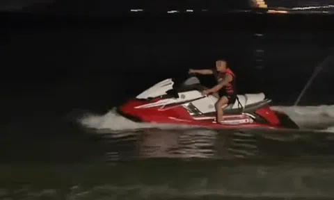 TikToker 1 triệu follow lái mô tô nước trái phép ở bãi tắm Nha Trang, lên tiếng trần tình