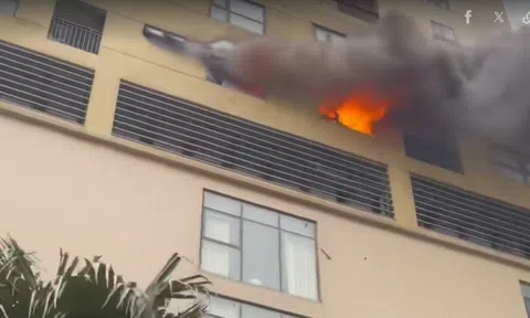 Cháy căn hộ chung cư 24 tầng, cư dân ôm con tháo chạy vì khói dày đặc