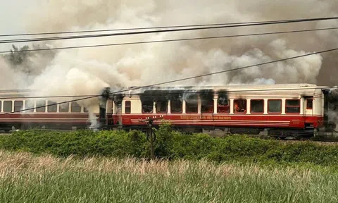 Cháy toa tàu LP6 giữa hành trình Hải Phòng – Hà Nội, nhiều người hoảng loạn sơ tán