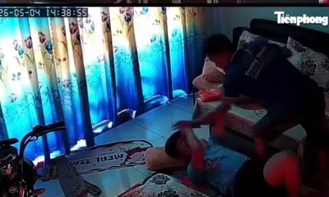 Phẫn nộ clip cha dượng liên tục đánh con riêng của vợ ở Dĩ An, công an khẩn trương điều tra