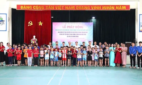 Chung tay bảo vệ trẻ em trước nguy cơ đuối nước: Xã Chương Dương (Hà Nội) phát động phong trào học bơi năm 2026