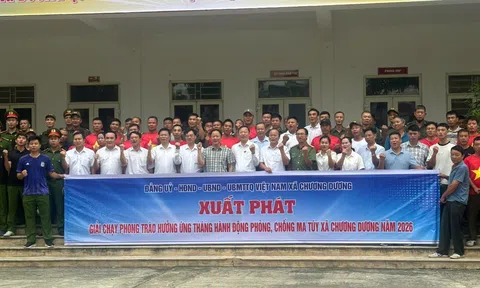 Xã Chương Dương (Hà Nội) phát động giải chạy hưởng ứng Tháng hành động phòng, chống ma tuý năm 2026