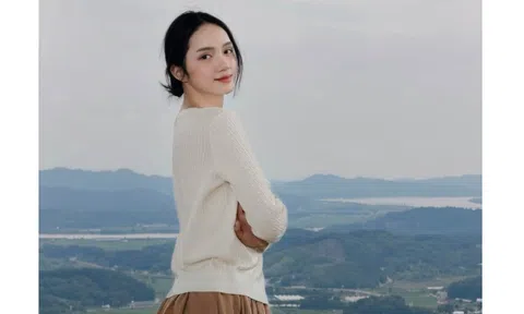Hoa hậu Hương Giang tìm về bình yên trong chuyến đi Hàn Quốc