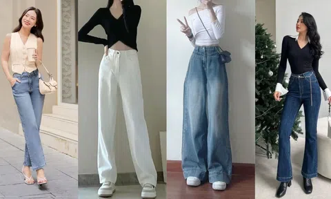 5 kiểu quần jeans dễ phối đồ, mặc đẹp quanh năm, chẳng lo lỗi mốt