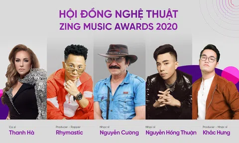 Rhymastic, Khắc Hưng tham gia Hội đồng nghệ thuật Zing Music Awards 2020