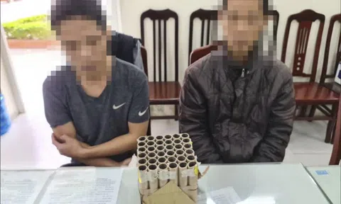 Xử phạt 2 anh em rủ nhau đốt pháo nổ dịp giáp Tết