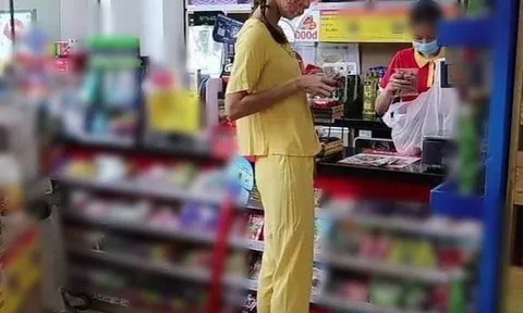 Bắt gặp Minh Tú đi siêu thị: Đen nhẻm, lép kẹp, siêu mẫu đây sao?