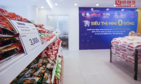 "Siêu thị mini 0 đồng" thứ 3 tại Hà Nội đi vào hoạt động
