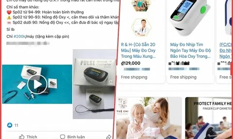 Bộ Công Thương cảnh báo máy đo oxy giá bèo tràn lan trên "chợ mạng"