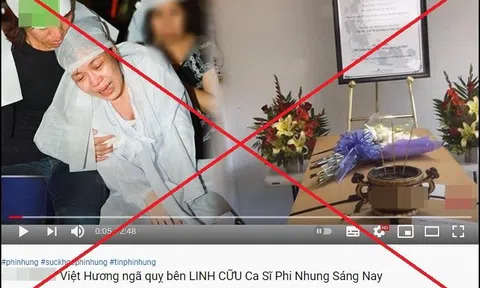 Phẫn nộ ảnh cáo phó giả Phi Nhung, Việt Hương quỵ bên linh cữu
