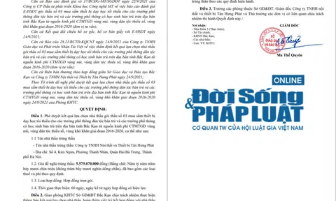 Đấu thầu tại sở GD&ĐT Bắc Kạn: Giá mua sắm thiết bị cao bất thường?