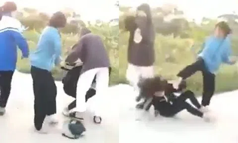 Xác minh vụ nữ sinh bị bạn đánh hội đồng, chỉ biết ôm đầu chống đỡ