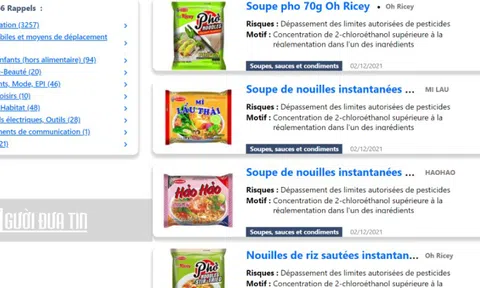 Mì Hảo Hảo, mì Đệ Nhất của Acecook Việt Nam bị thu hồi tại Pháp: Bộ Công Thương nói gì?