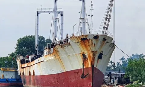 Vụ "xẻ thịt" tàu Chung Chinh buôn sắt vụn: Khởi tố vụ án