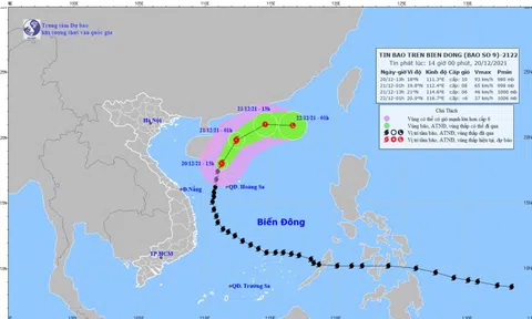 Vì sao bão số 9 đột ngột đổi hướng, không đi vào đất liền?