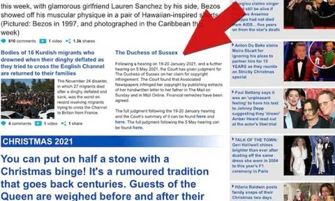 Tờ báo Anh công khai xin lỗi Công nương Meghan trên trang nhất