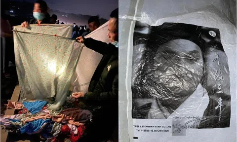 Phú Thọ: Xác minh "vật thể lạ" rơi xuống cánh đồng, chứa tiền nước ngoài và hình Triển Chiêu