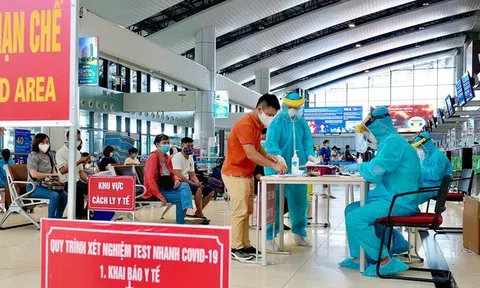 Chỉ yêu cầu xét nghiệm COVID-19 với khách bay nội địa từ vùng đỏ, vùng phong tỏa