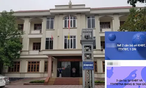 Nghệ An: Ba cán bộ bị tạm giữ để điều tra nghi liên quan "chạy" dự án