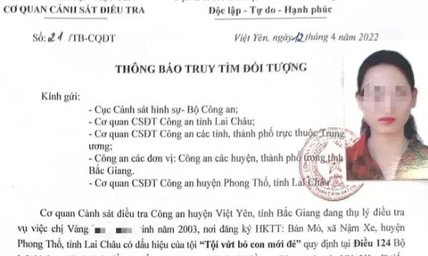 Vụ cô gái trẻ vứt con mới đẻ ở nhà vệ sinh: Hé lộ nguyên nhân