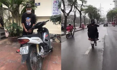 Bất ngờ với lý do thanh niên “bốc đầu” xe máy, quay clip đăng Tiktok